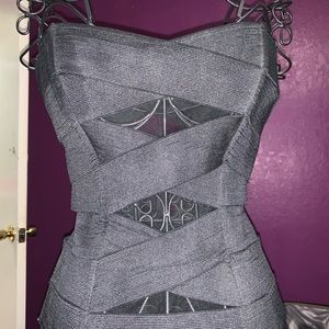 Fredericks of Hollywood Fifth Element Black corset halter top